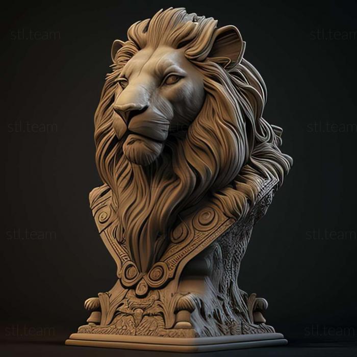 3D model lion stl (STL)